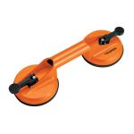 VENTOSA DE ALUMINIO P/VIDRIO, 2 COPAS DE SUCCION, TRUPER
