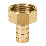 CONECTOR SENCILLO DE ALUMINIO 1/2", HEMBRA