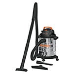ASPIRADORA DE SOLIDOS Y LIQUIDOS 5 GAL, ACERO INOX.
