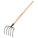 BIELDO P/JARDIN 5 DIENTES. MANGO DE 60"