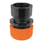 CONECTOR HEMBRA DE ABS DE 1/2 C/TUERCA