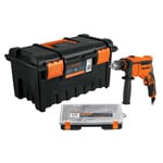 COMBO ROTOMARTILLO 1/2" 650W, CAJA P/HERRAMIENTA