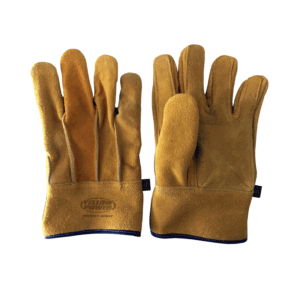GUANTE DE CARNAZA CORTO,  YELLOW POWER, HT