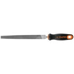 LIMA PLANA MUZA 8" C/MANGO DOBLE INYECCION