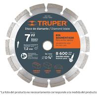 DISCO CORTE DIAMANTE SEGMENTADO 4 1/2 TRUPER