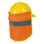 CUBRENUCA PARA CASCO, NARANJA CON REFLEJANTE