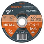 DISCO DE 9" PARA CORTE METAL, TIPO 41, TRUPER