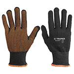 GUANTES DE NAILON CON PUNTOS PVC  CH.