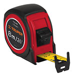 FLEXOMETRO  COMPACTO CON GRIP. 8 M, CINTA 1"