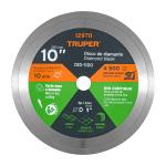 DISCO CORTE DIAMANTE, RIN CONTINUO 10" X 2.2, TRUPER