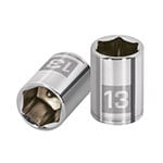 DADO DE 6 PUNTAS, CUADRO 1/4" DE 8MM
