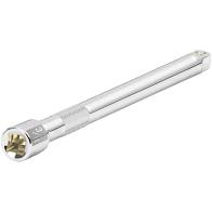 EXTENSION DE 8 " PARA MATRACA, PARA DADOS CUADRO 3/8"