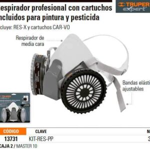 KIT RESPIRADOR CON CARTUCHOS TRUPER