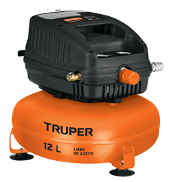 COMPRESOR LIBRE DE ACEITE 12L,  127V, TRUPER