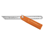 ESCUADRA FALSA, MANGO DE PLASTICO, 8"
