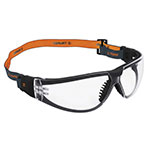 LENTES DE SEGURIDAD TRANSPARENTES C/BANDA ELAS,