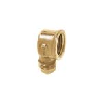 CODO PARA ESTUFA LATON 3/8 X 1/2, FOSET