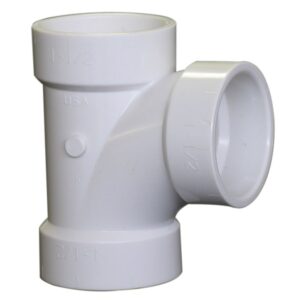TEE PVC DWV 11/2"