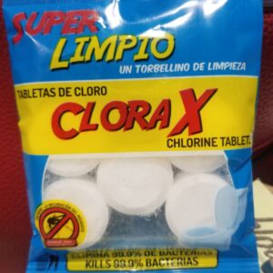 PASTILLAS DE CLORO  EN BLISTER