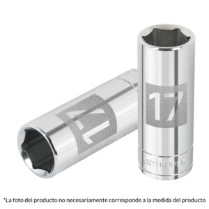 DADO DE 6 PUNTAS,LARGO, CUADRADO 3/8 DE 13 MM
