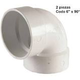 CODO PVC 6 X 90 SANITARIO