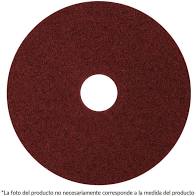 DISCO DE LIJA 4-1/2" CON RESPALDO DE FIBRA, GRANO 80