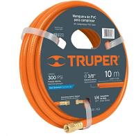 MANGUERA DE PVC, BAJA PRESION, 3/8", 10M