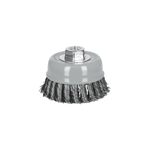 CARDA COPA 4" ALAMBRE TRENZADO, MULTIROSCA