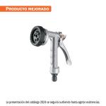pistola metalica para riego, 8 funciones