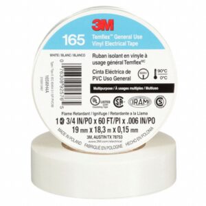 CINTA ELECTRICA  BLANCO  165 19MM X 18.3M