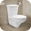 ceramic floor mounted commode