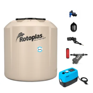 tinaco plus con bomba 1/4 hp 1100l rotoplas