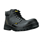 bota de seguridad negra, #30, casquillo de poliamida, pretul