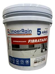 impermeabilizante fibratado 5 aÑos imperrain 19lt