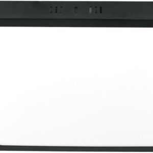 luminario led plafon 12w cuadrado negro